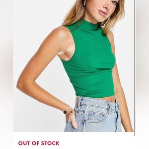High neck tank top